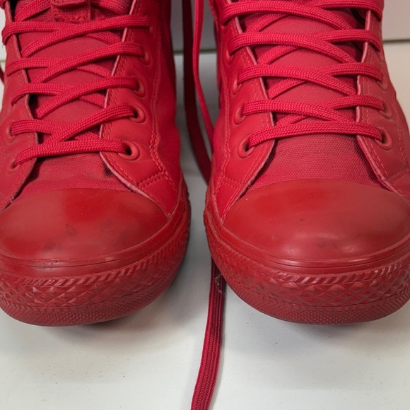 Converse All Star Bold Red High-Tops - Picture 8 of 8